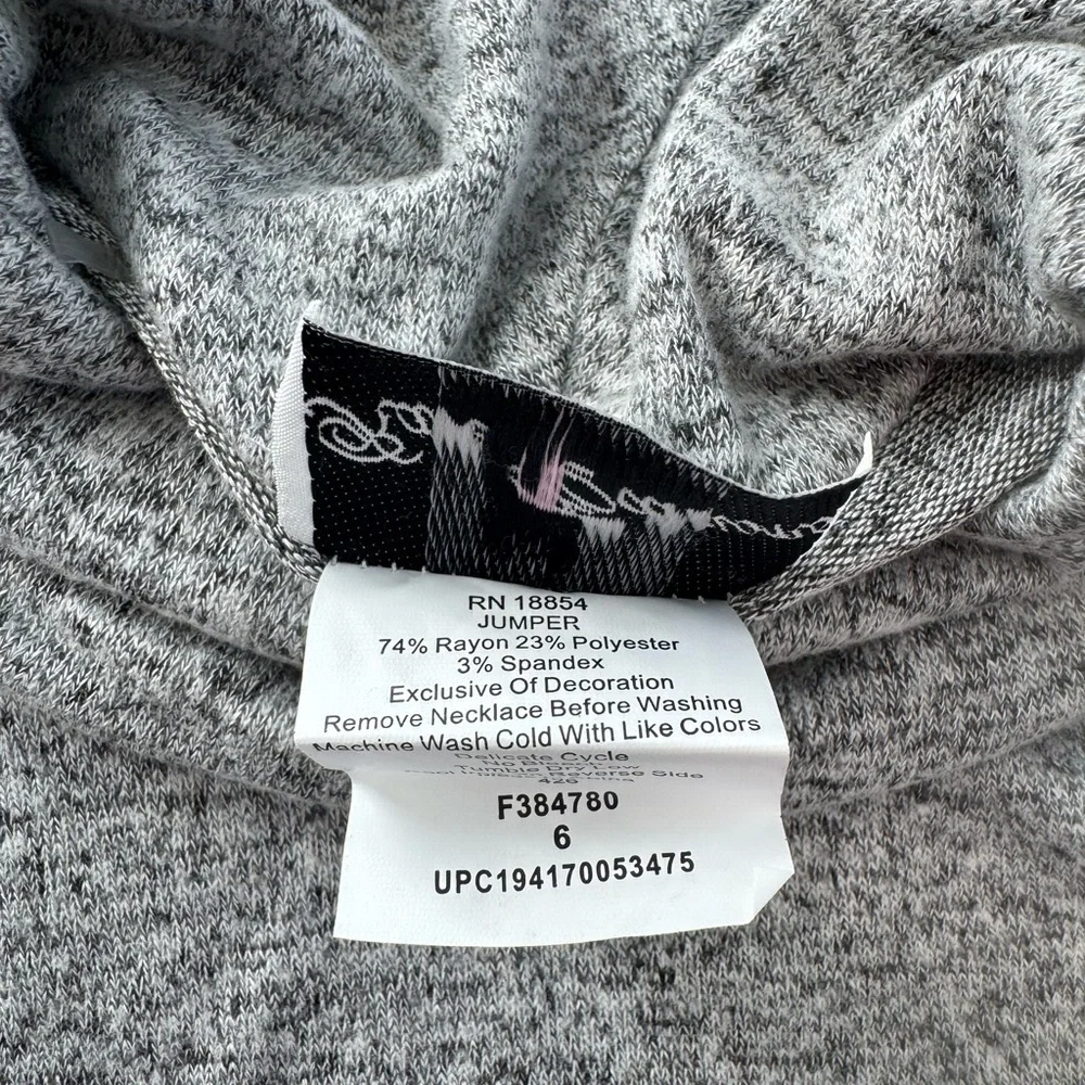 Rare Editions Gray Knit Dress, girl’s size 6, new with tags!